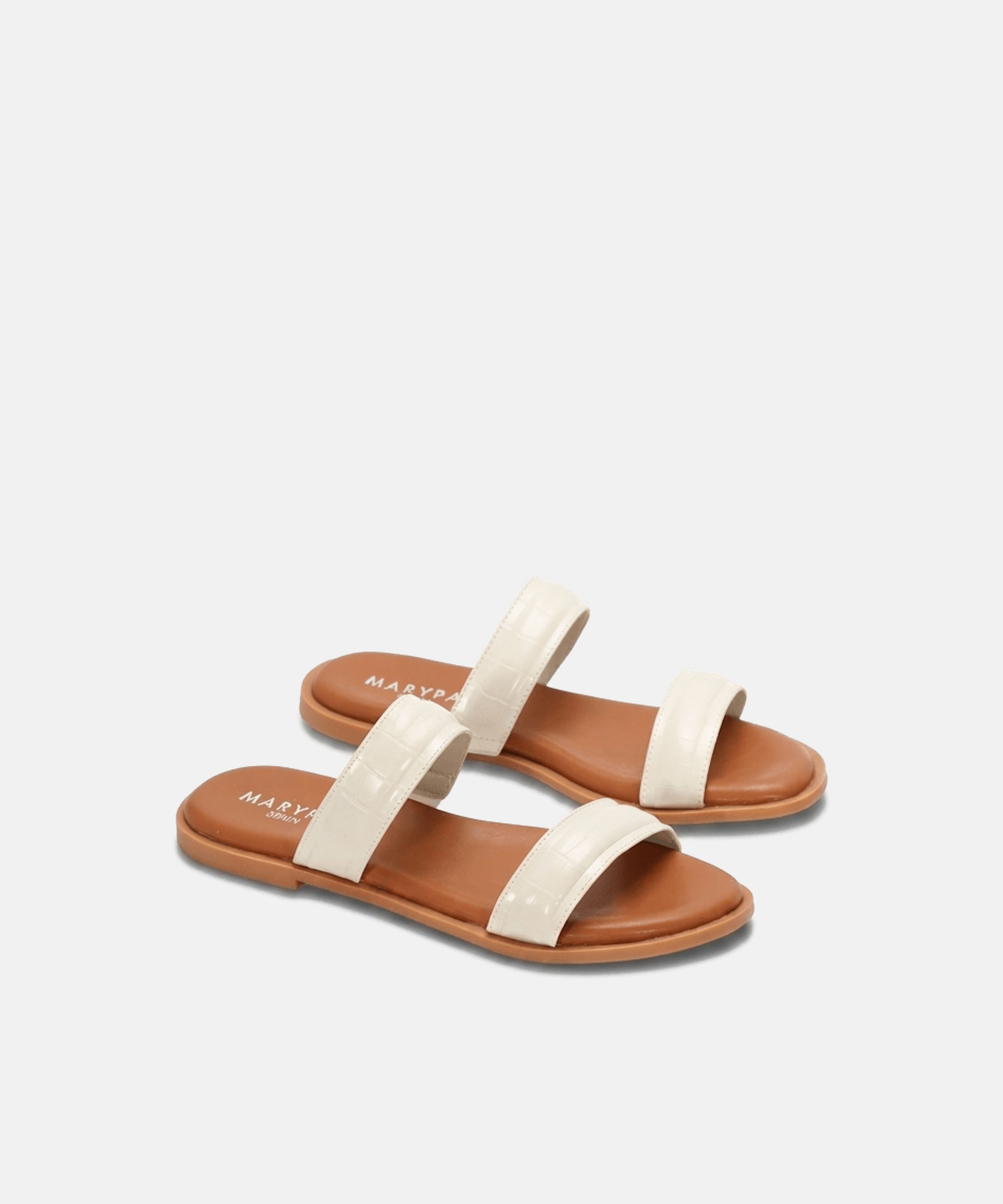 Sandalia plana efecto coco image number null